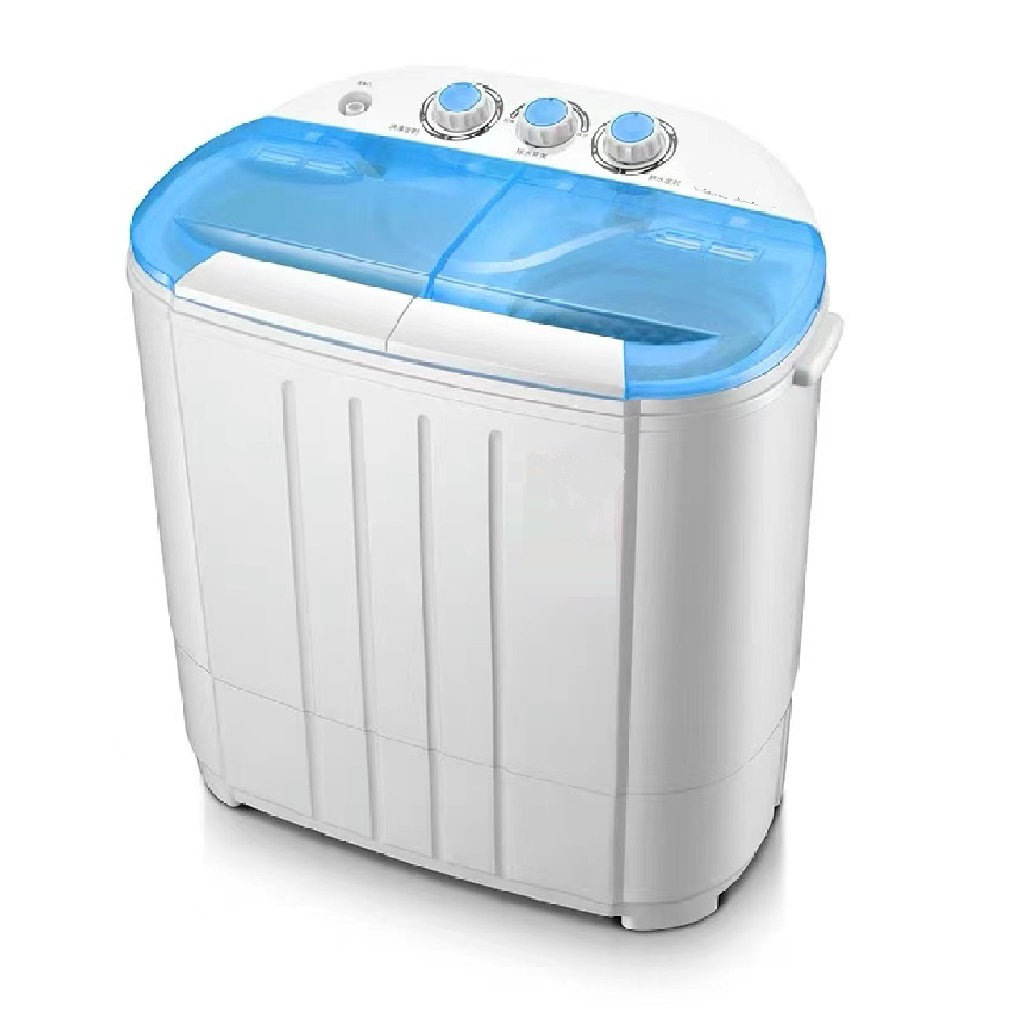 Intexca Inc Portable Compact Twin Tub Capacity Washing Machine And