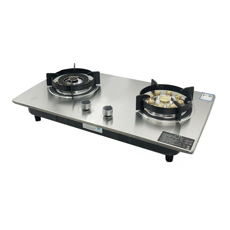 prestige edge black glass gas stove