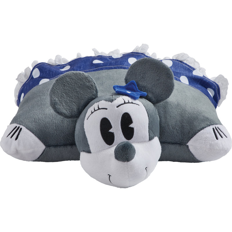 Pillowpets Disney Denim Minnie Mouse Throw Pillow Reviews Wayfair