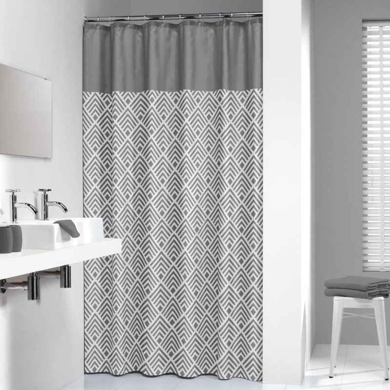 Brambly Cottage Sealskin Shower Curtain Reviews Wayfair Co Uk