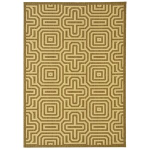 Jefferson Place Brown/Natural Geometric Outdoor Area Rug