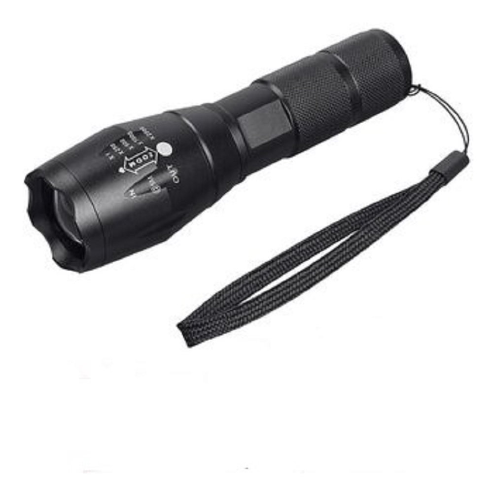 Haitral Super Bright Tactical Handheld Outdoor Black Battery Powered