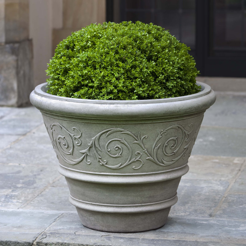 Darby Home Co Vernetta Cast Stone Pot Planter | Wayfair