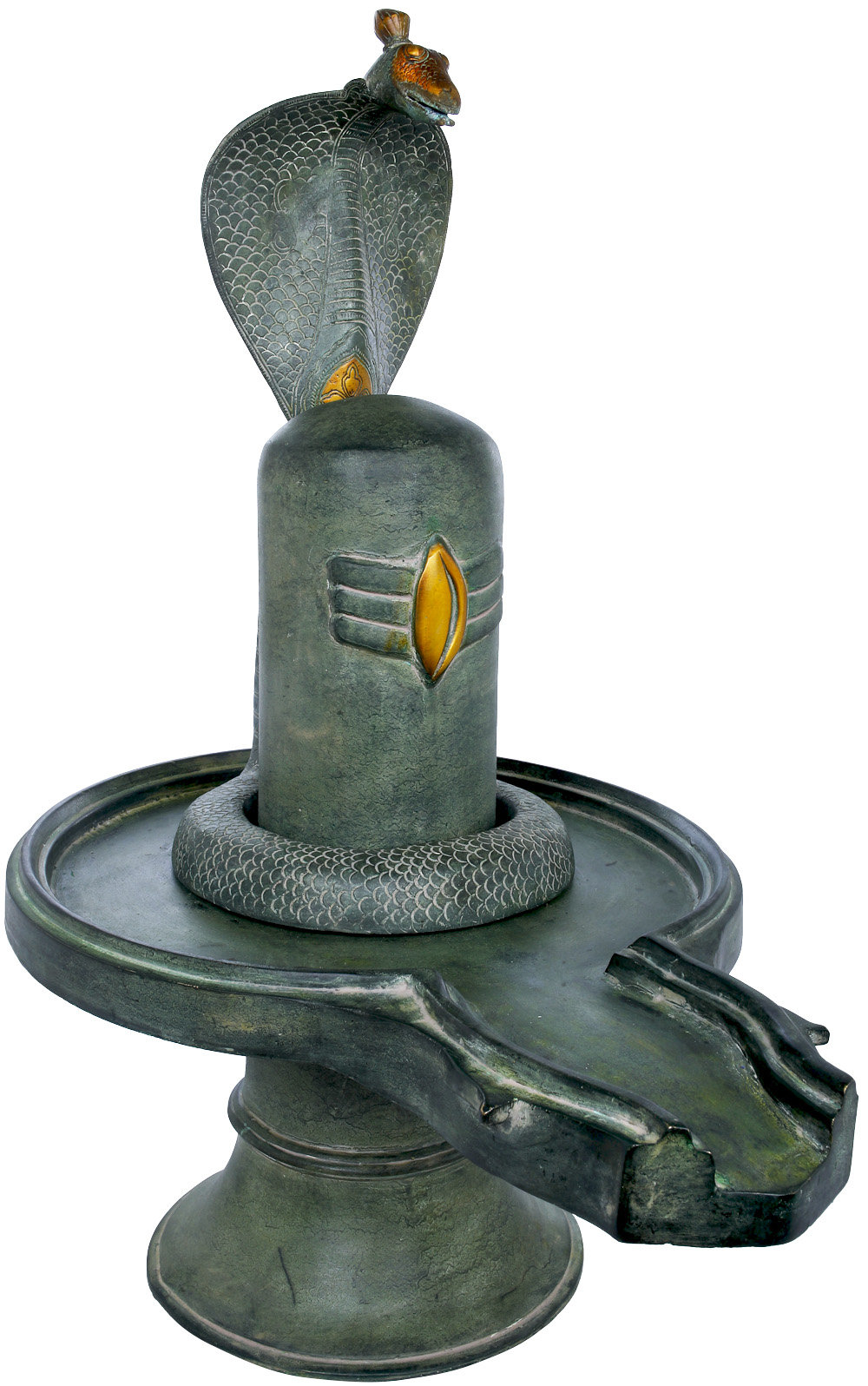 Exotic India Shiva Linga With Shiva'S Snake Crowning It | Wayfair