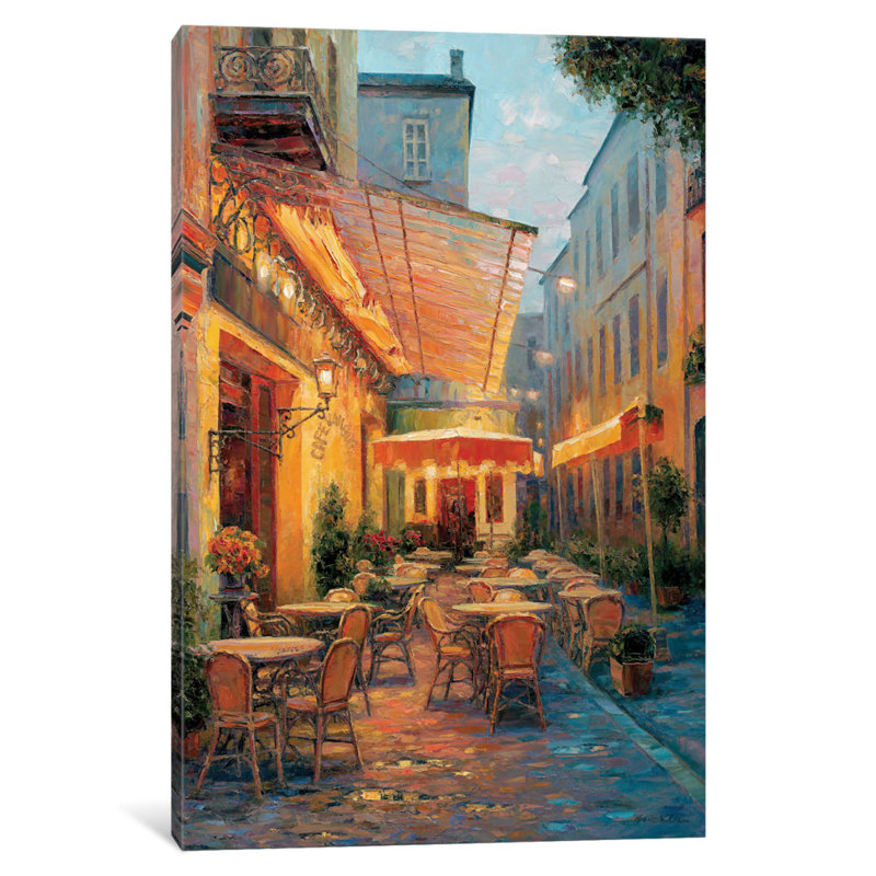 Charlton Home Cafe Van Gogh 2008 Arles France Painting Print On