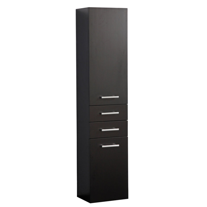 Ebern Designs Strother 16 W X 63 H Wall Mounted Linen Cabinet