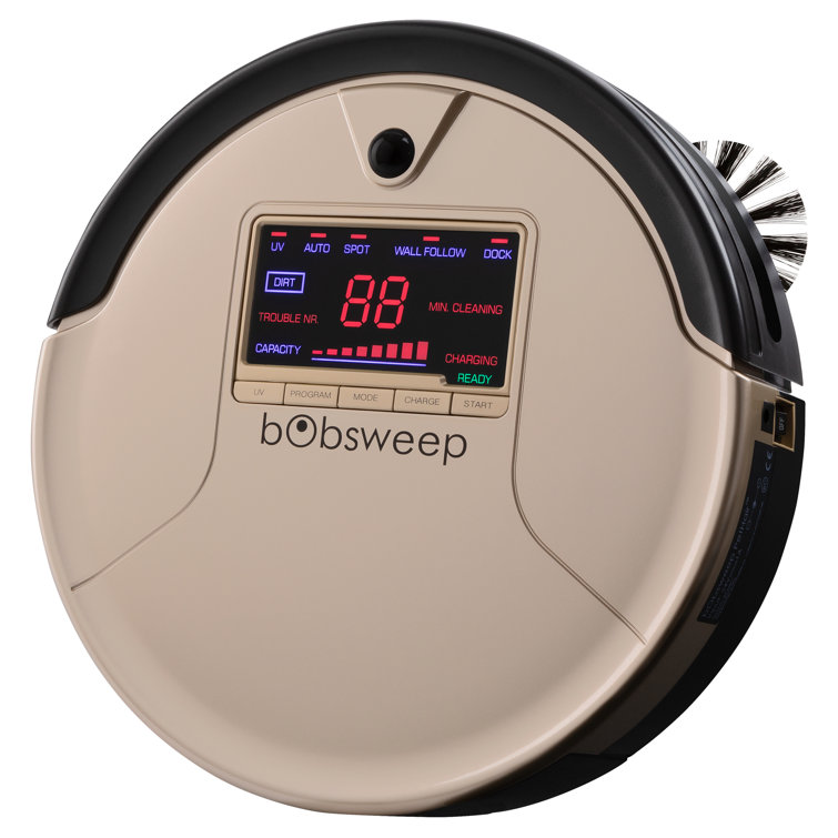 Bobsweep Pethair Robotic Vacuum Cleaner With Mop Attachment Reviews Wayfair