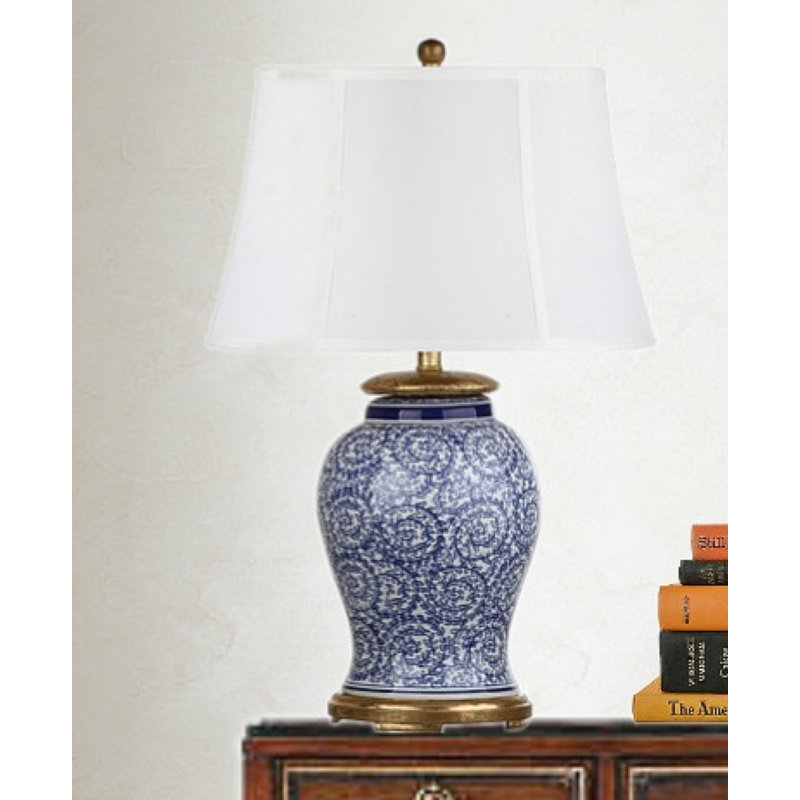 wayfair blue table lamps