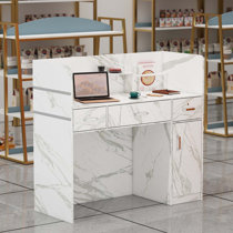 inexpensive reception desk