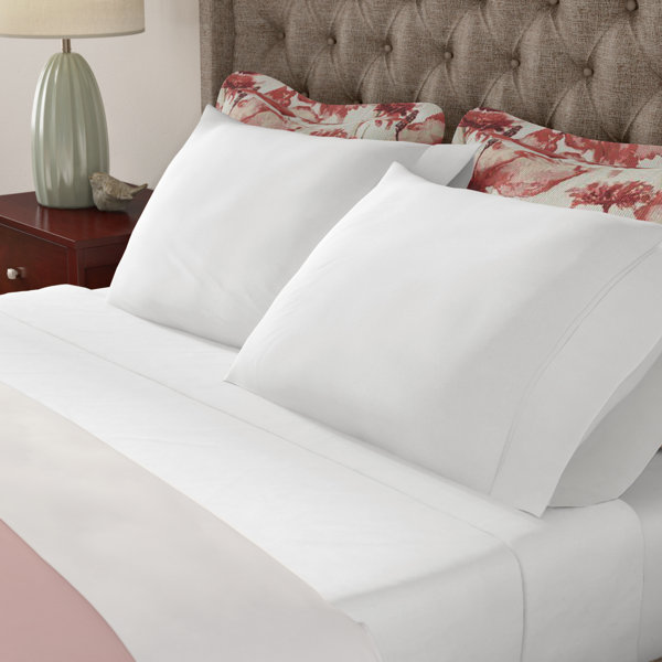 Deal of The Day Luxurious { 600-TC } 1-Piece Flat King Size Top White Color { Style : Solid } Sheet Super Soft Soft Egyptian Cotton Flat Sheet Available in Many Attractive Colors 