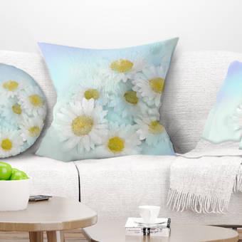 East Urban Home Cold Morning Fog With Hot Sun Landscape Photography Lumbar Pillow Wayfair