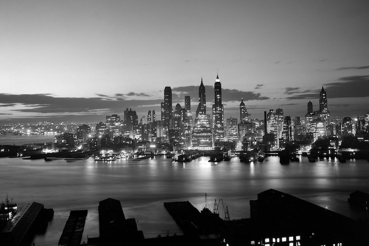 East Urban Home 1940s 1950s Downtown Manhattan East Side