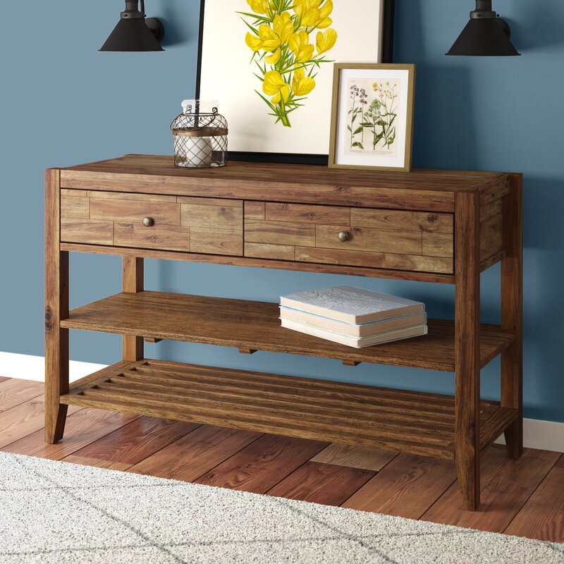 Laurel Foundry Modern Farmhouse Athena 48'' Solid Wood Console Table ...