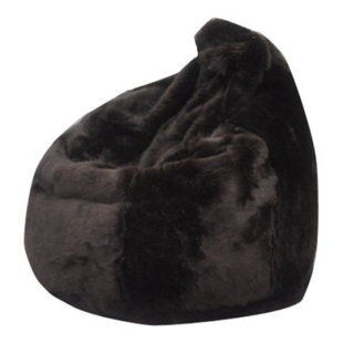 Posh Faux Fur Bean Bag Chair by Three Posts 2019 Sale