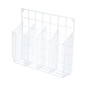 4 Compartment Wall Mount Kitchen Cabinet Door Organizer