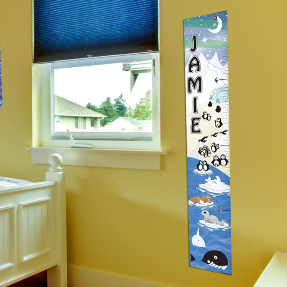 Mona Melisa Designs Penguins Personalized Growth Chart Wayfair