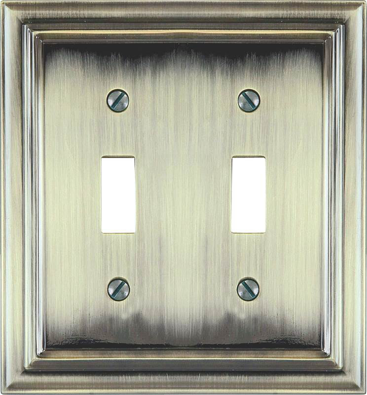 2-Gang Toggle Light Switch Wall Plate