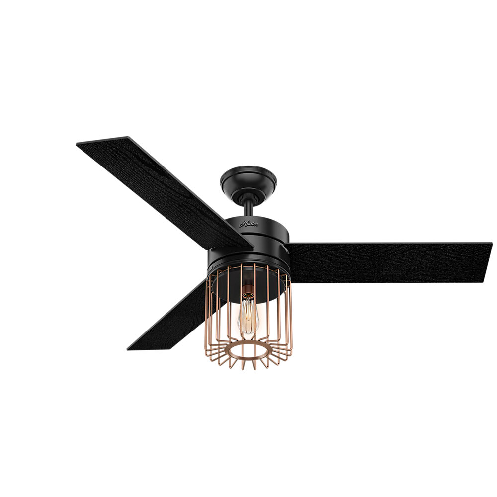 52 Ronan 3 Blade Ceiling Fan With Remote Light Kit Included