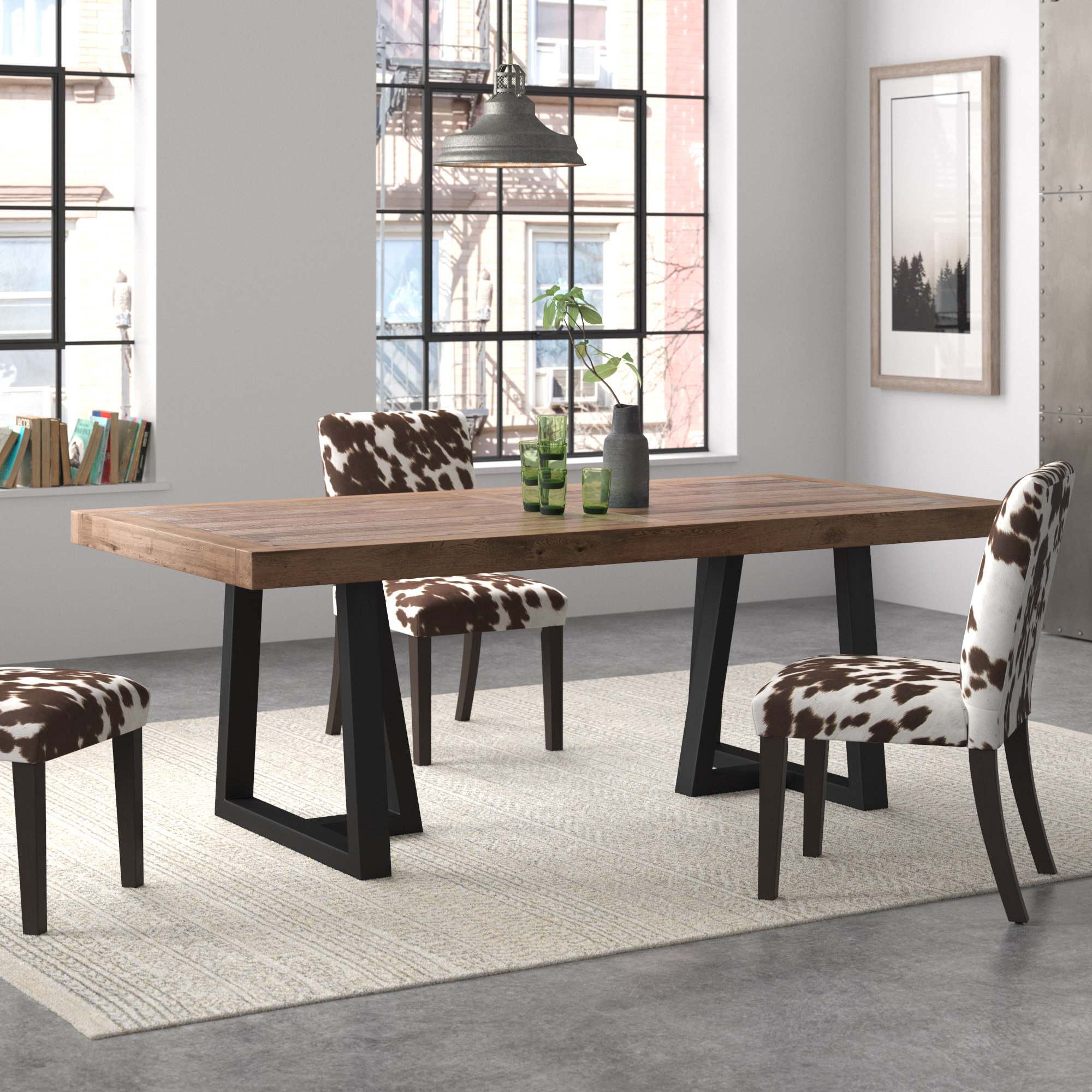 pine dining table 8 seater