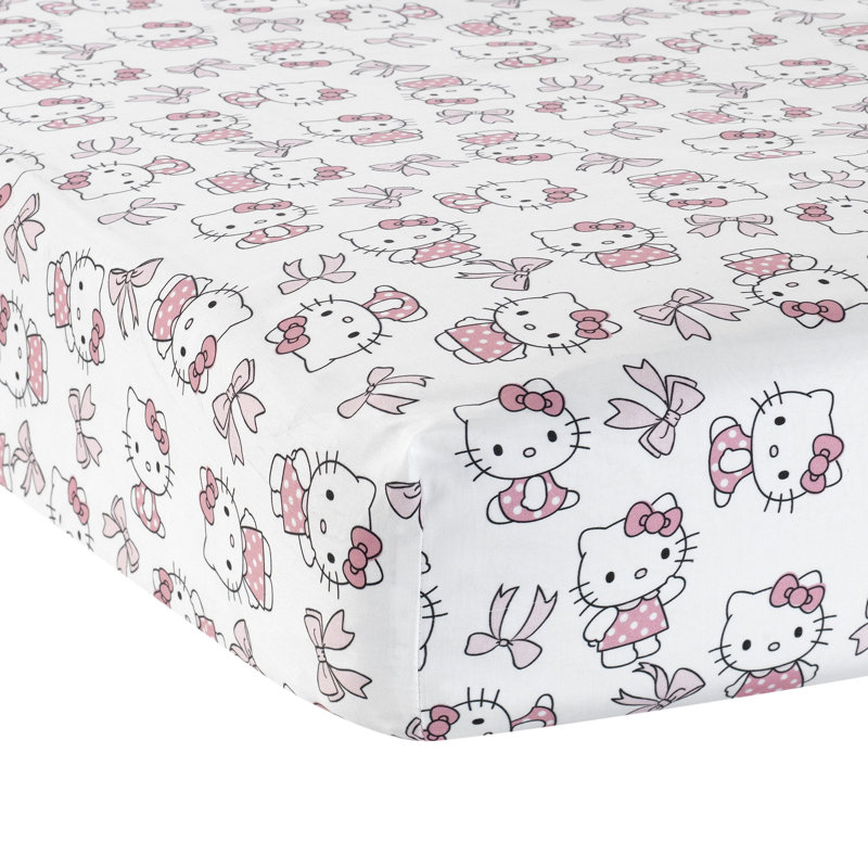 hello kitty crib sheet