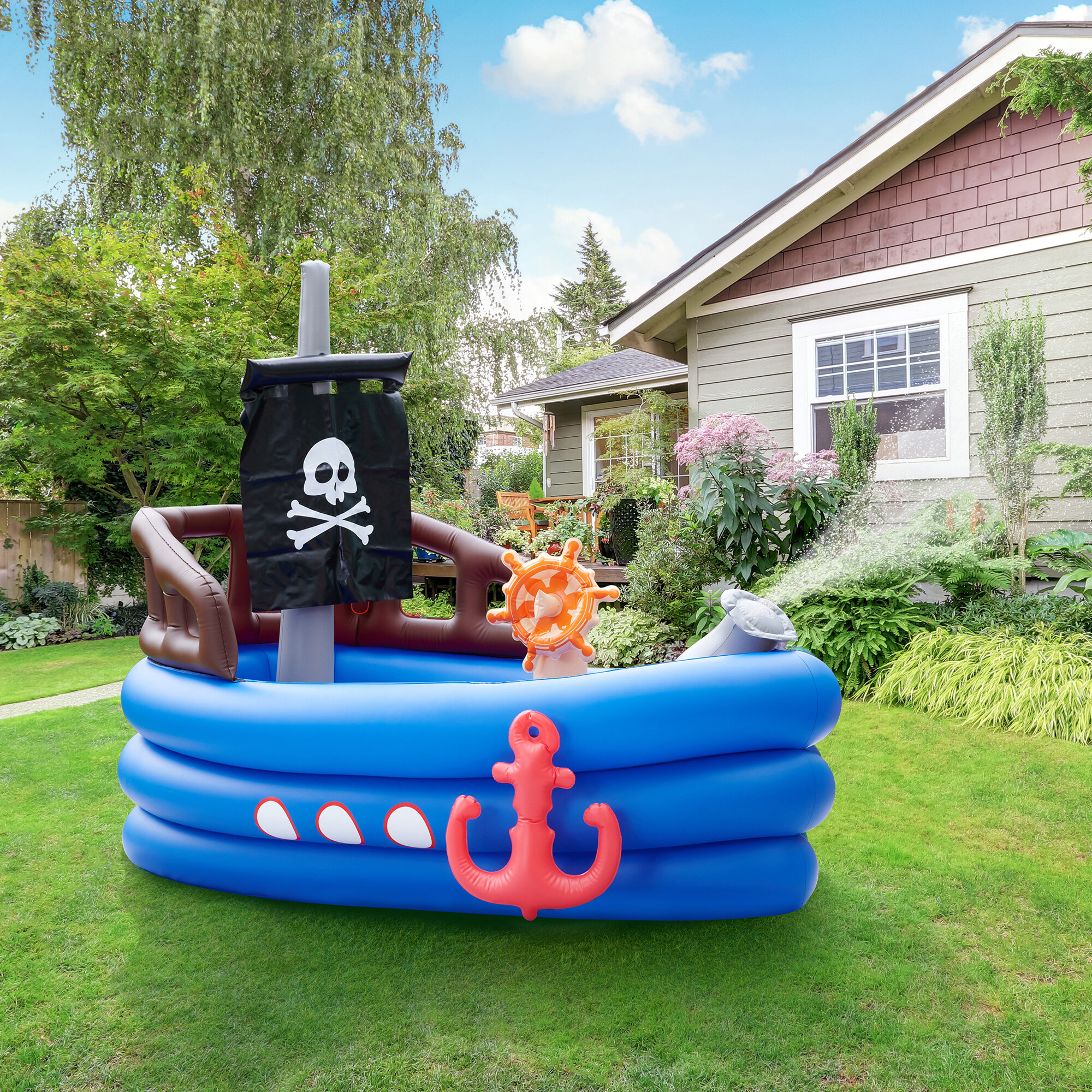 pirate inflatable pool