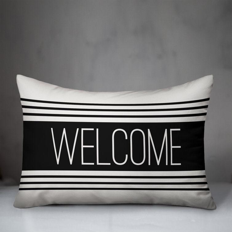 outdoor welcome pillow