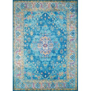 Ravenstein Oriental Cerulean Area Rug