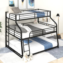 wayfair 3 bunk bed