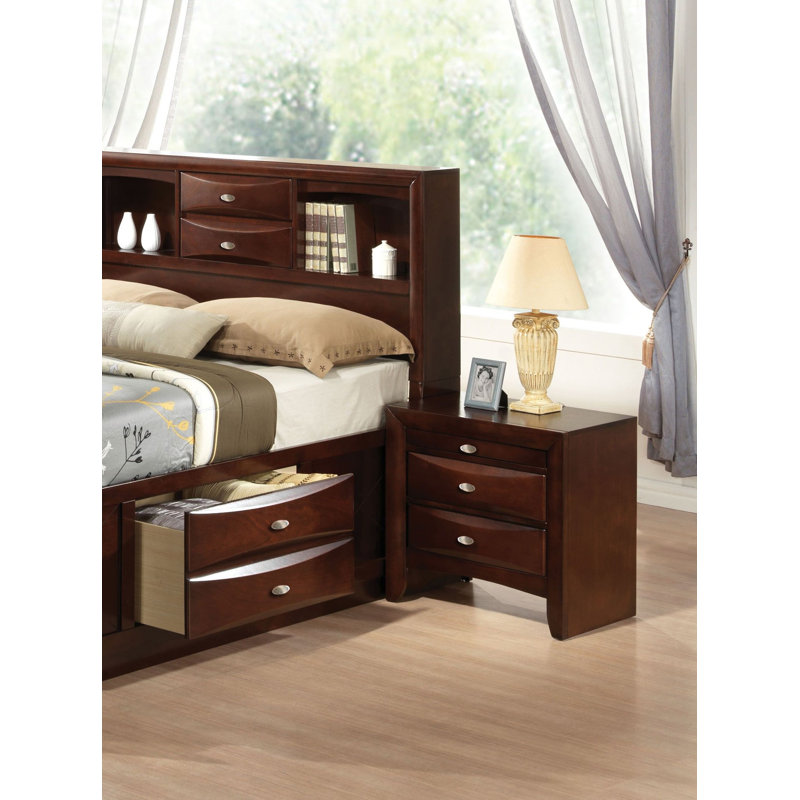 Latitude Run Epple Contemporary Creative Modern High End 26 L X 17 W X 25 H Office Home Utility Drawers Storage Display Pull Out Tray Nightstand End Table Espresso Colour Wayfair Ca