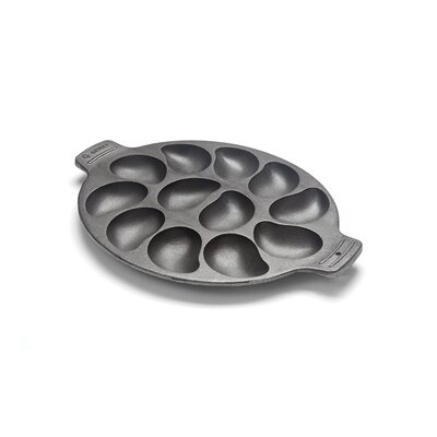 outset cast iron oyster grill pan