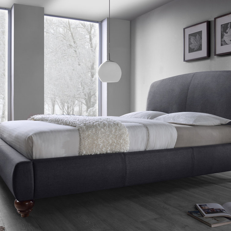 DG Casa Upholstered Platform Bed & Reviews Wayfair Canada