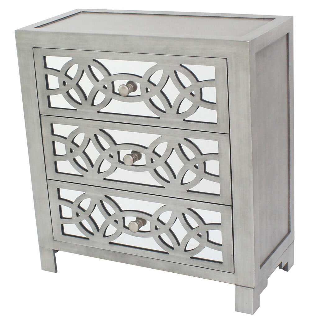 Mirrored Silver Nightstands You Ll Love In 2021 Wayfair