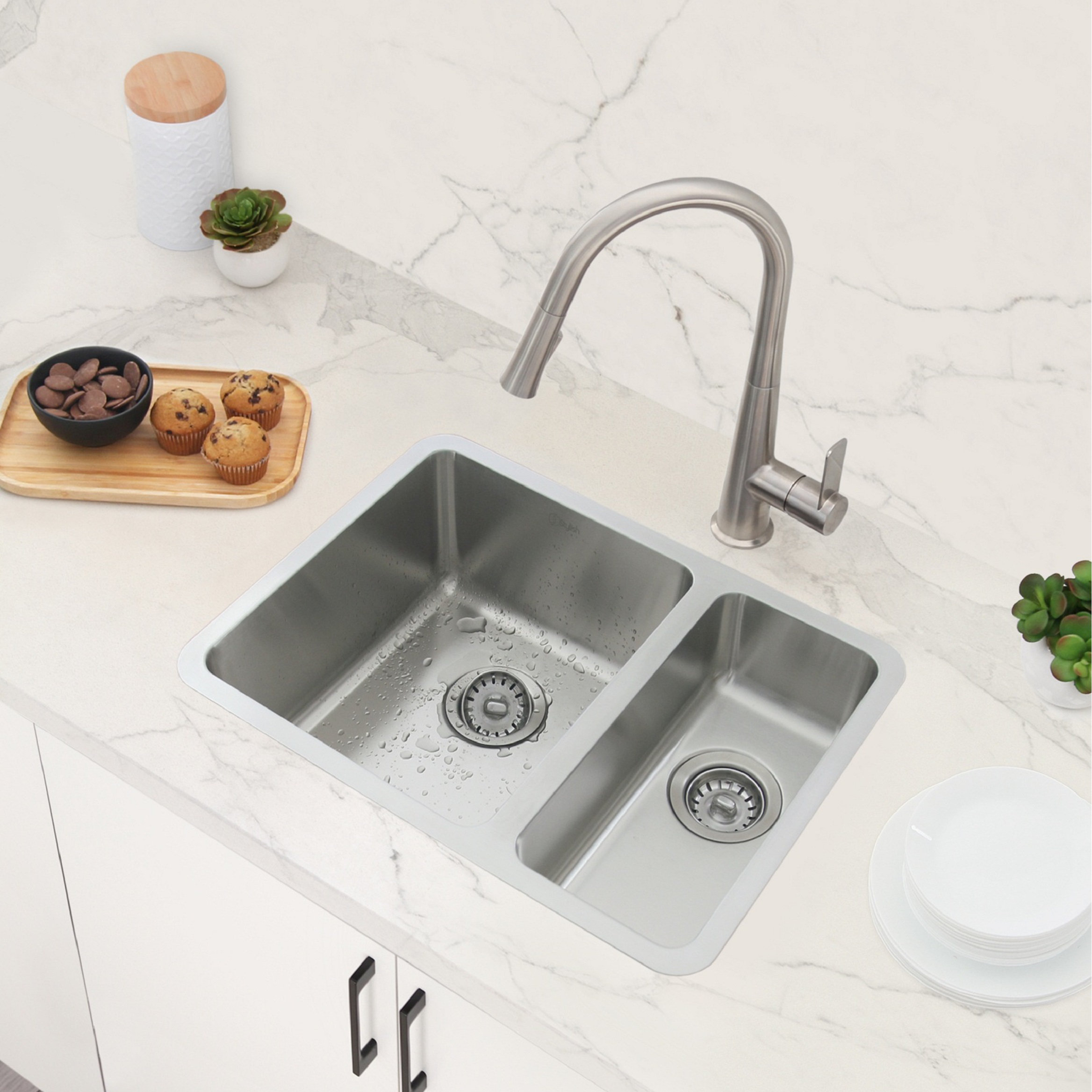 Double Sink Kitchen Countertop – Things In The Kitchen