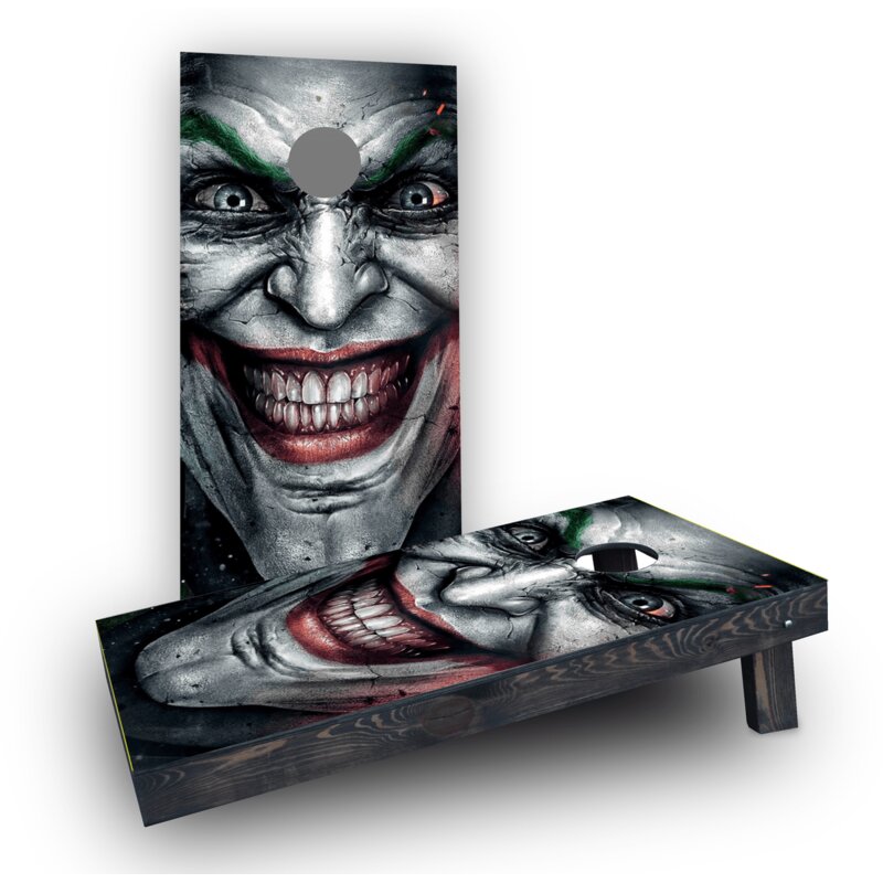 Custom Cornhole Boards The Joker Cornhole Boards & Reviews | Wayfair