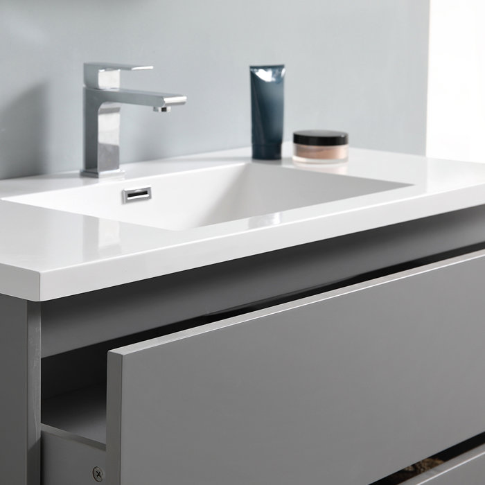 Fresca Senza Tuscany 40 Single Bathroom Vanity Set Wayfair Ca