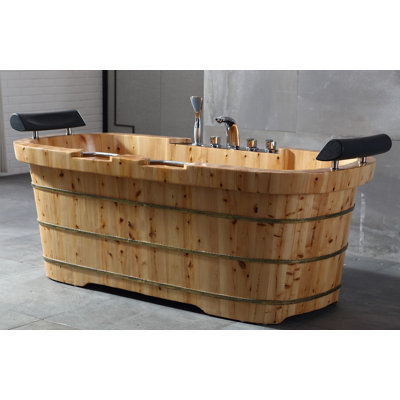 65 x 31 Freestanding Soaking Bathtub Alfi Brand