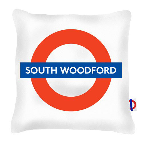 Gulf Breeze South Woodford Tube Station Cushion London Transport