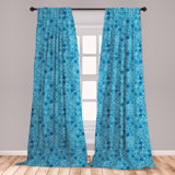 Sea Blue Curtains Wayfair Ca