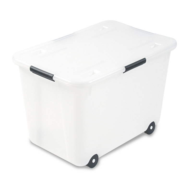 Rolling Storage Box, Letter/Legal, 15-Gallon Size