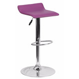 Joshua Swivel Adjustable Height Bar Stool by Orren Ellis