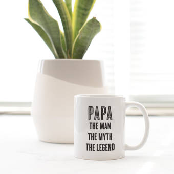 papa the man the myth the legend mug