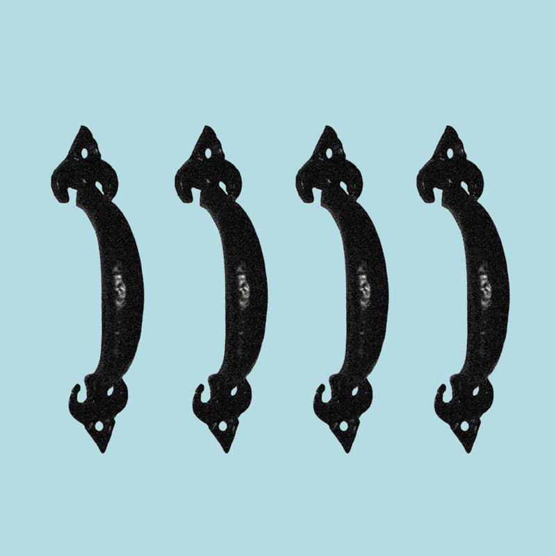 The Renovators Supply Inc Cast Iron Fleur De Lis Drawer Door Pull
