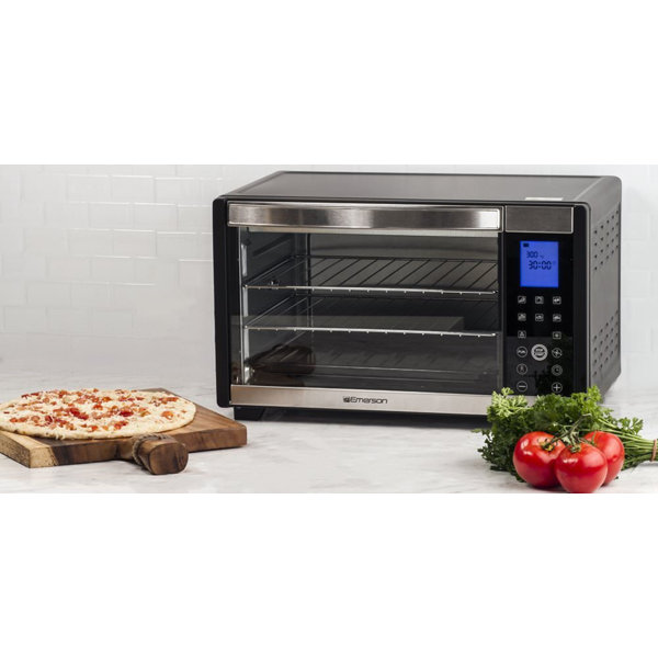 Emerson Radio Corp 1 Cu Ft 6 Slice Convection And Rotisserie