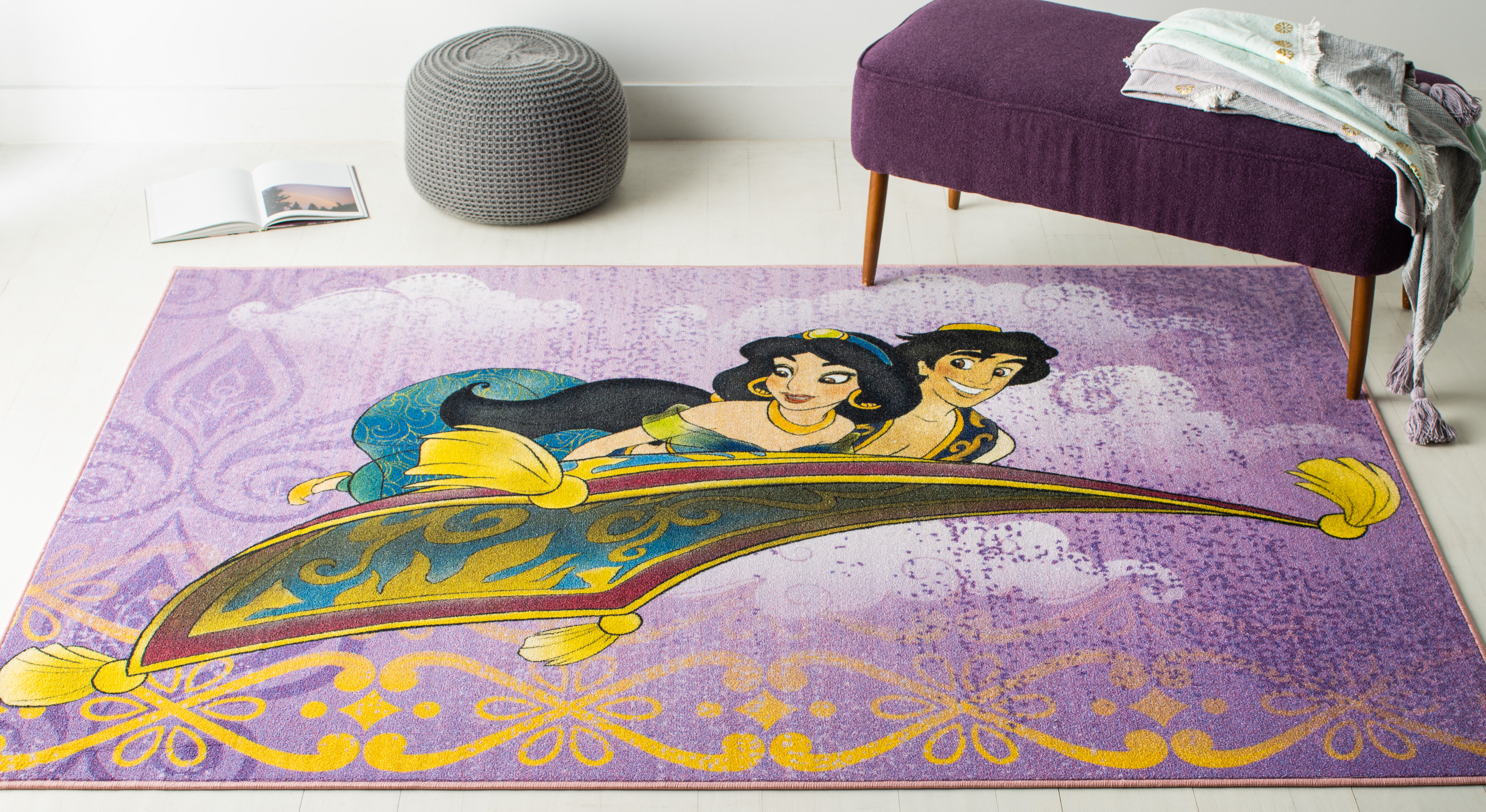 Disney Purple Yellow Area Rug Wayfair