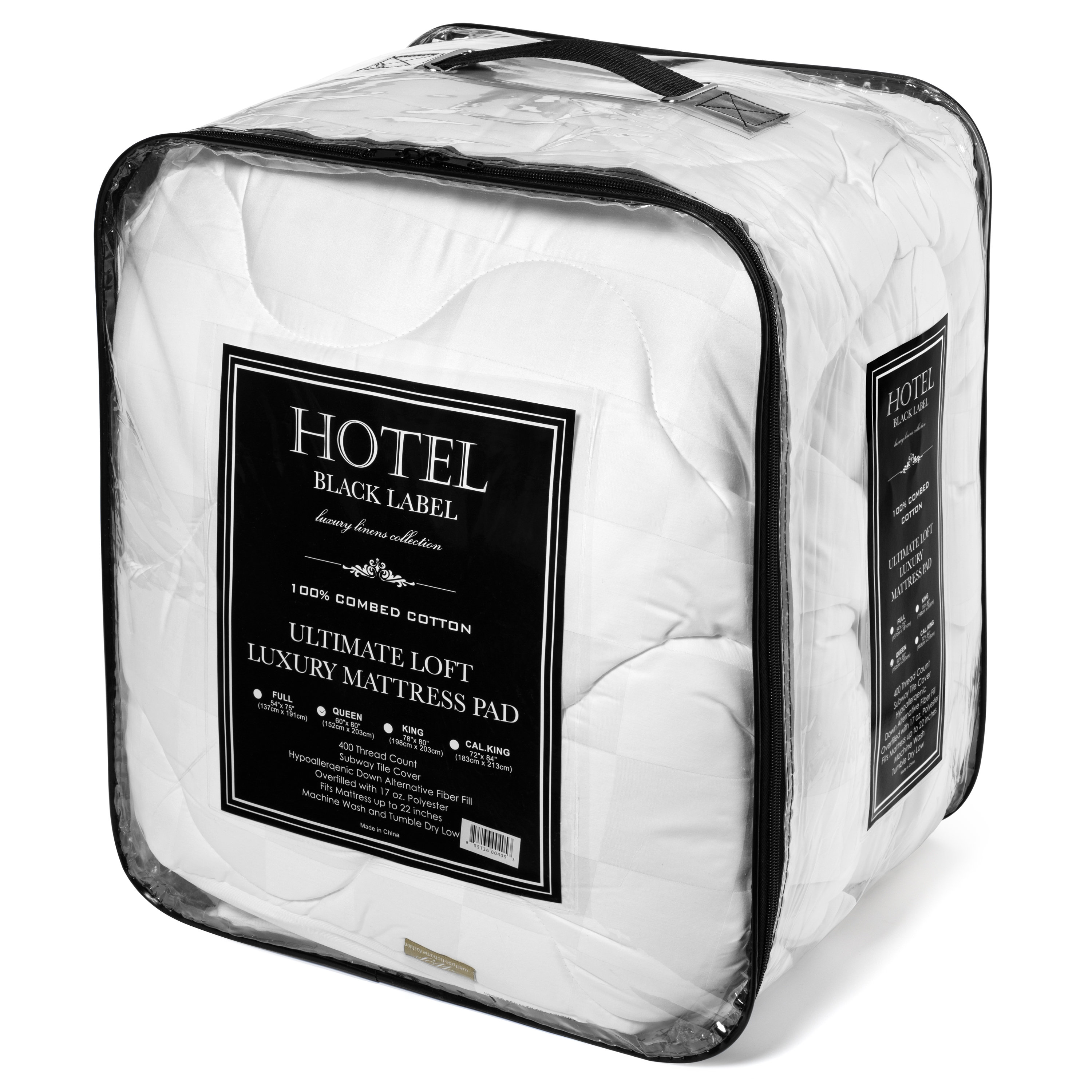 hotel black label mattress pad