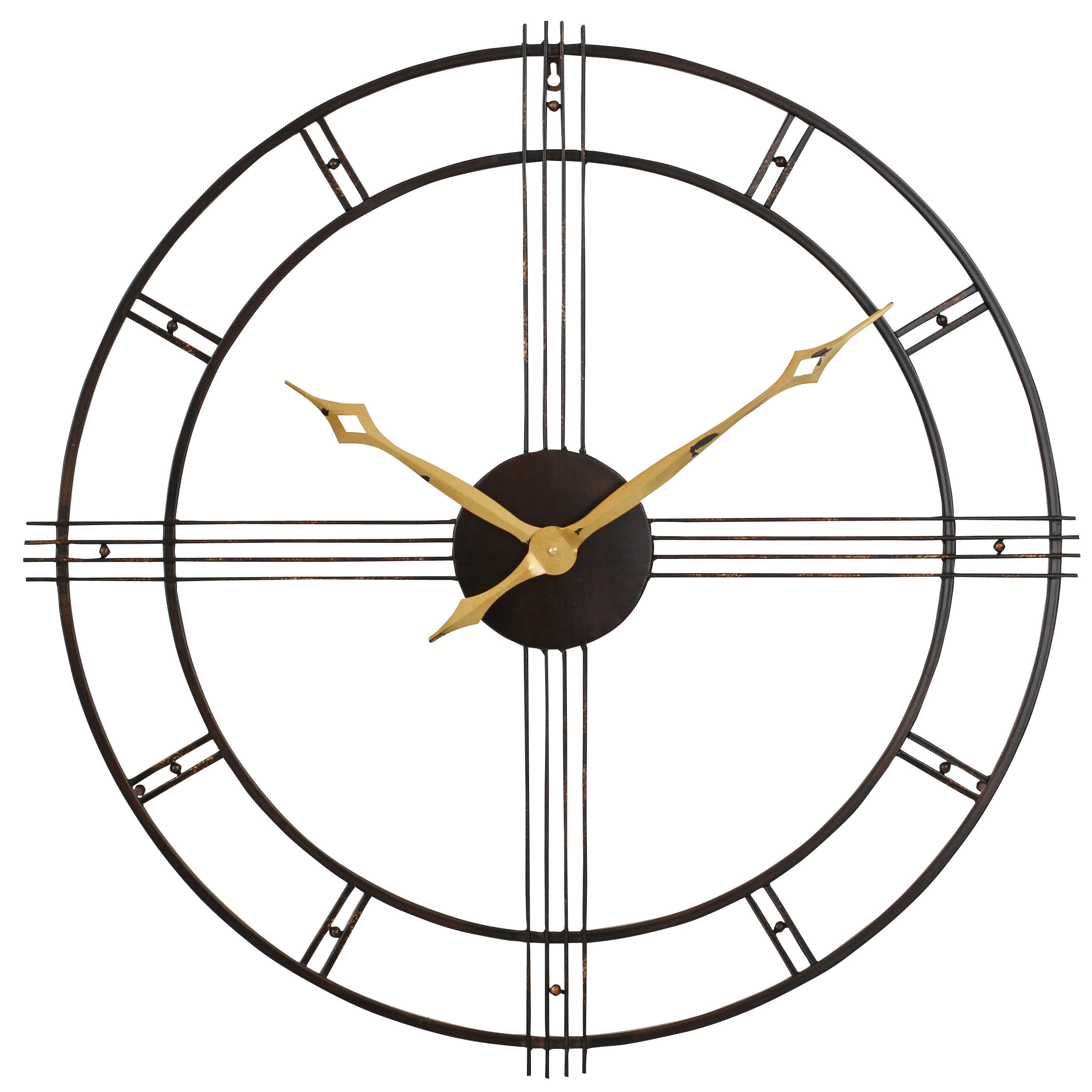 Joss Main Benninger Oversizedmid Century 315 Wall Clock Reviews Wayfair