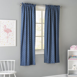 Blue Polka Dot Curtains Drapes You Ll Love In 2020 Wayfair