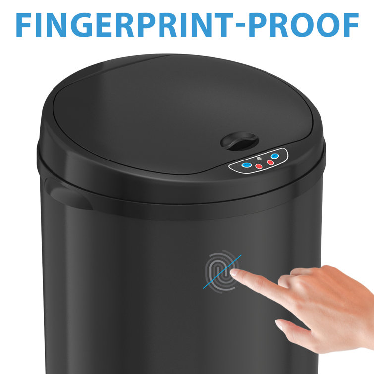 iTouchless 8 Gallon Touchless Sensor Trash Can With Odor Filter System MT08RW for sale online 