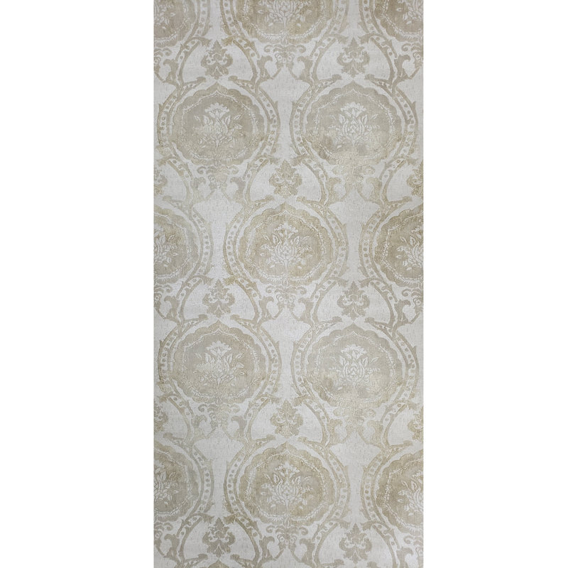 Rosdorf Park Wall Coverings Modern Embossed Vinyl Wallpaper White