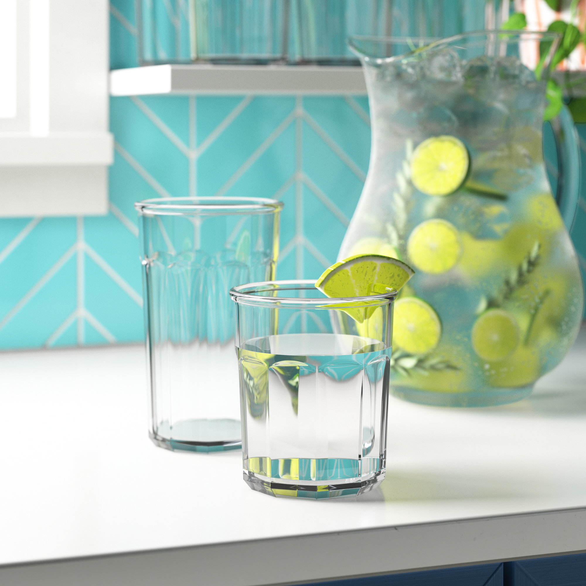 Wayfair Basics® 16 Piece Assorted Glassware Set & Reviews Wayfair